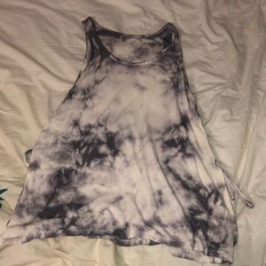 American Eagle tye-dye tanktop w/ laced sides